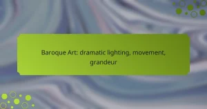 Baroque Art: dramatic lighting, movement, grandeur